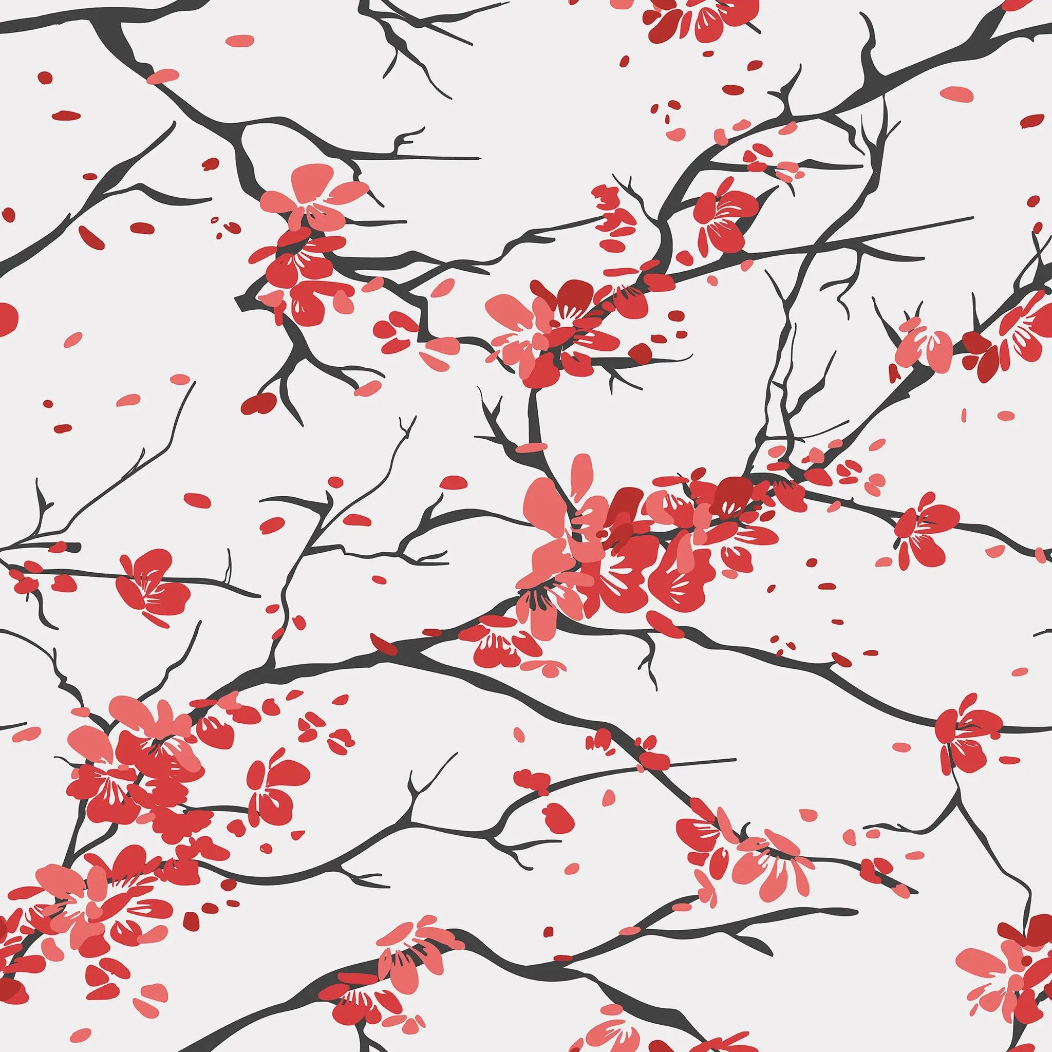 2048x2048 Japanese Cherry Wallpaper style pattern