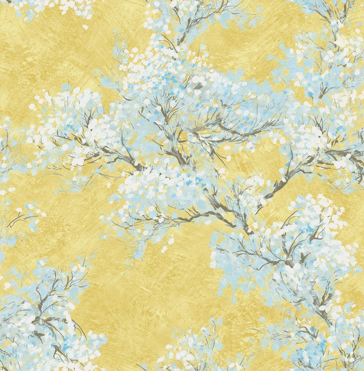 1200x1222 Cherry Blossoms FI71103 Seabrook Wallpaper