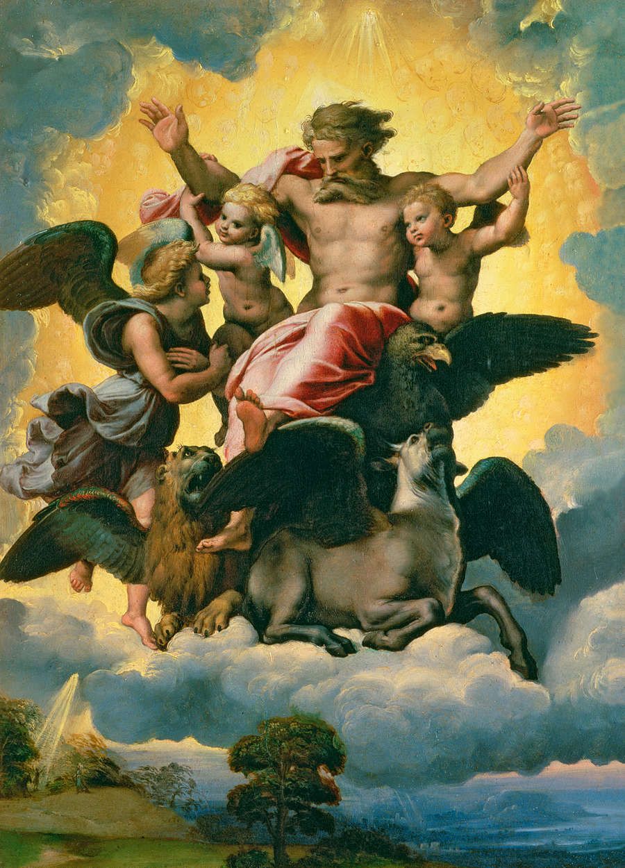 900x1250 Photo wallpaper Vision of St. Ezekiel. A.S