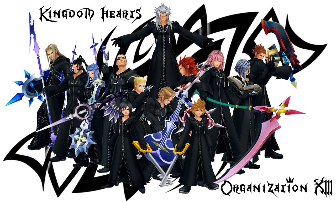 1280x768 Organization XIII Hearts II by Nomura Tetsuya Anime Image Board
