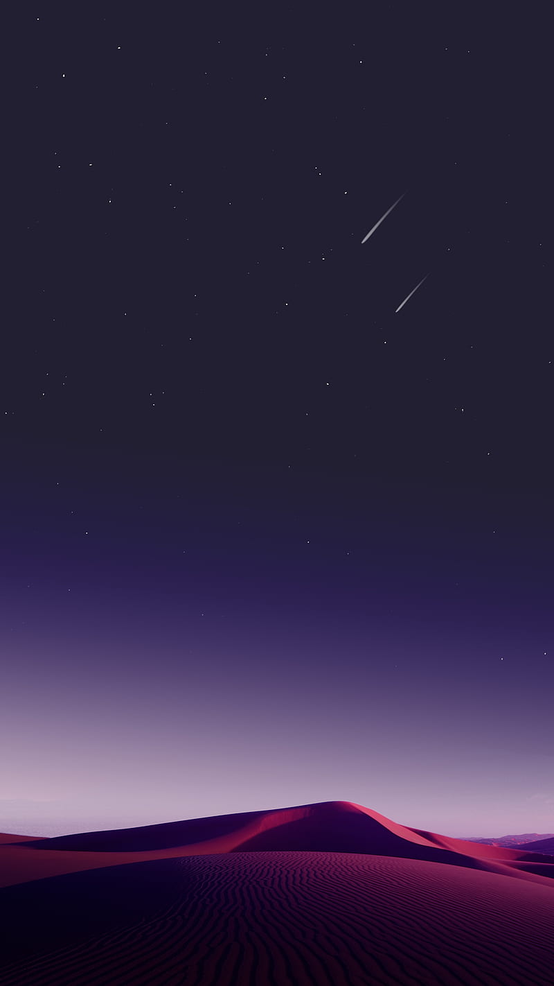 800x1422 Night Sky, android, mountain, star, galaxy, mountains, nature, dune, HD phone wallpaper