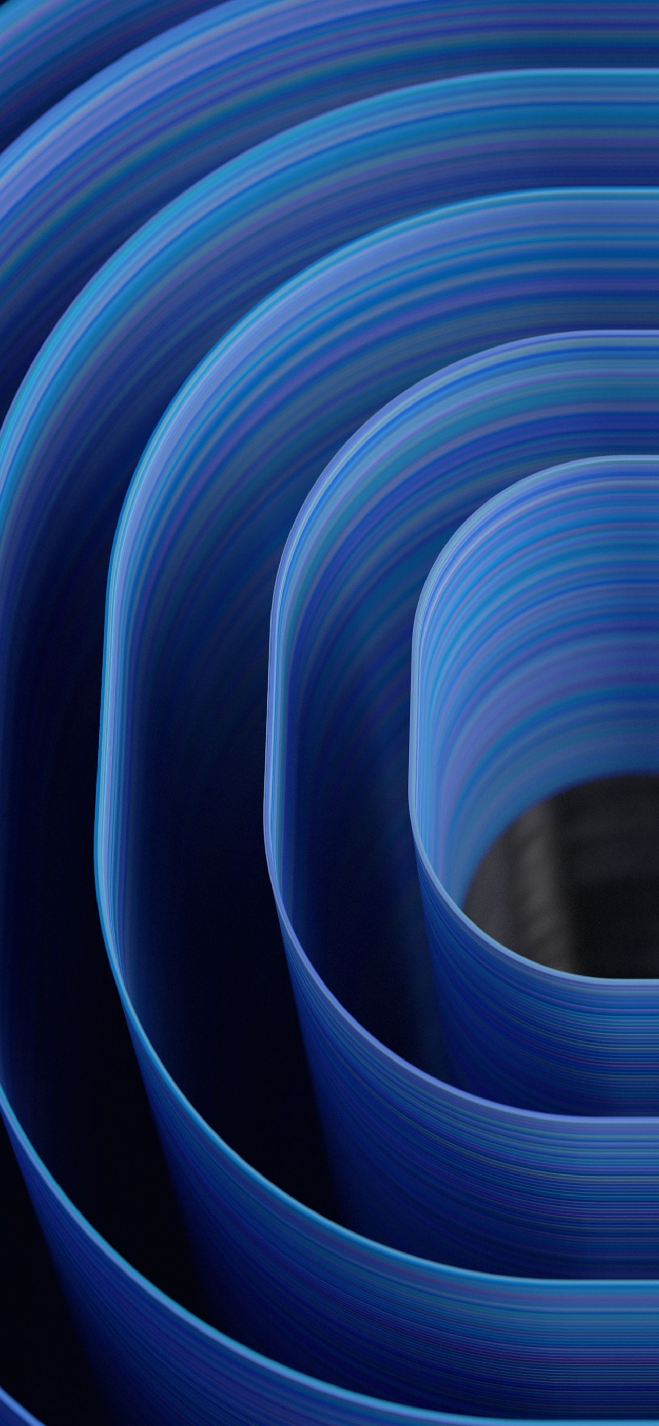 1284x2778 Blue Abstract 3D Rounded Squares Best 2K 4K HD Desktop Background Image And Wallpaper For IPhone And Android