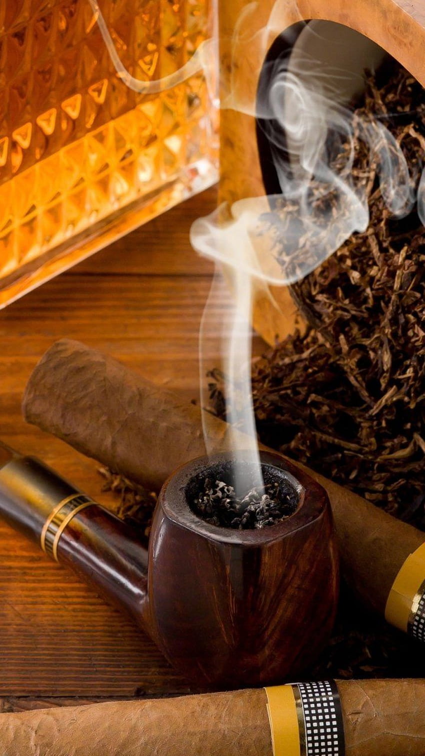 850x1511 Pipe Smoking, tobacco pipe HD phone wallpaper
