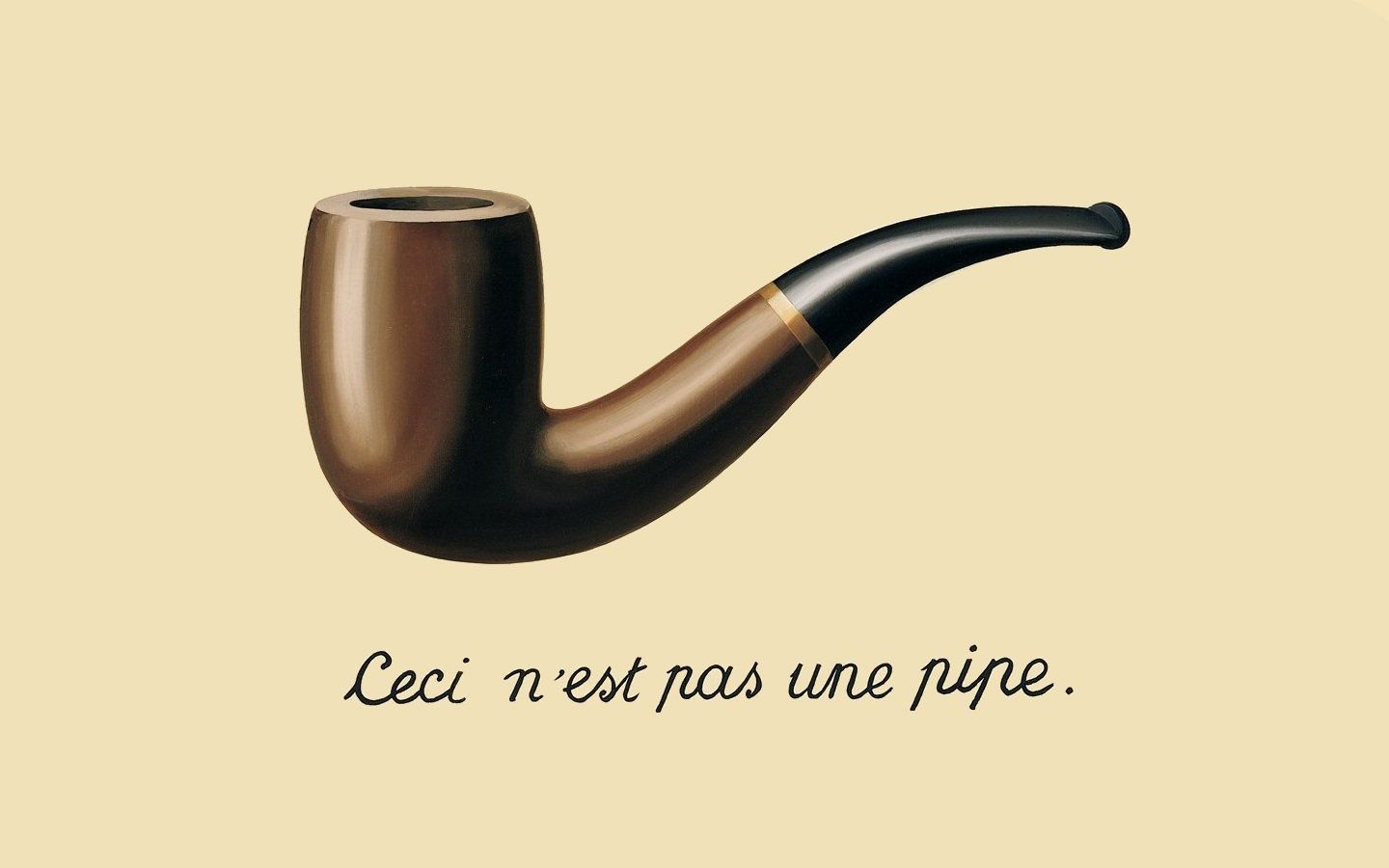 1440x900 smoking, Pipes, Rene, Magritte, The, Treachery, Of, Image Wallpaper HD / Desktop and Mobile Background