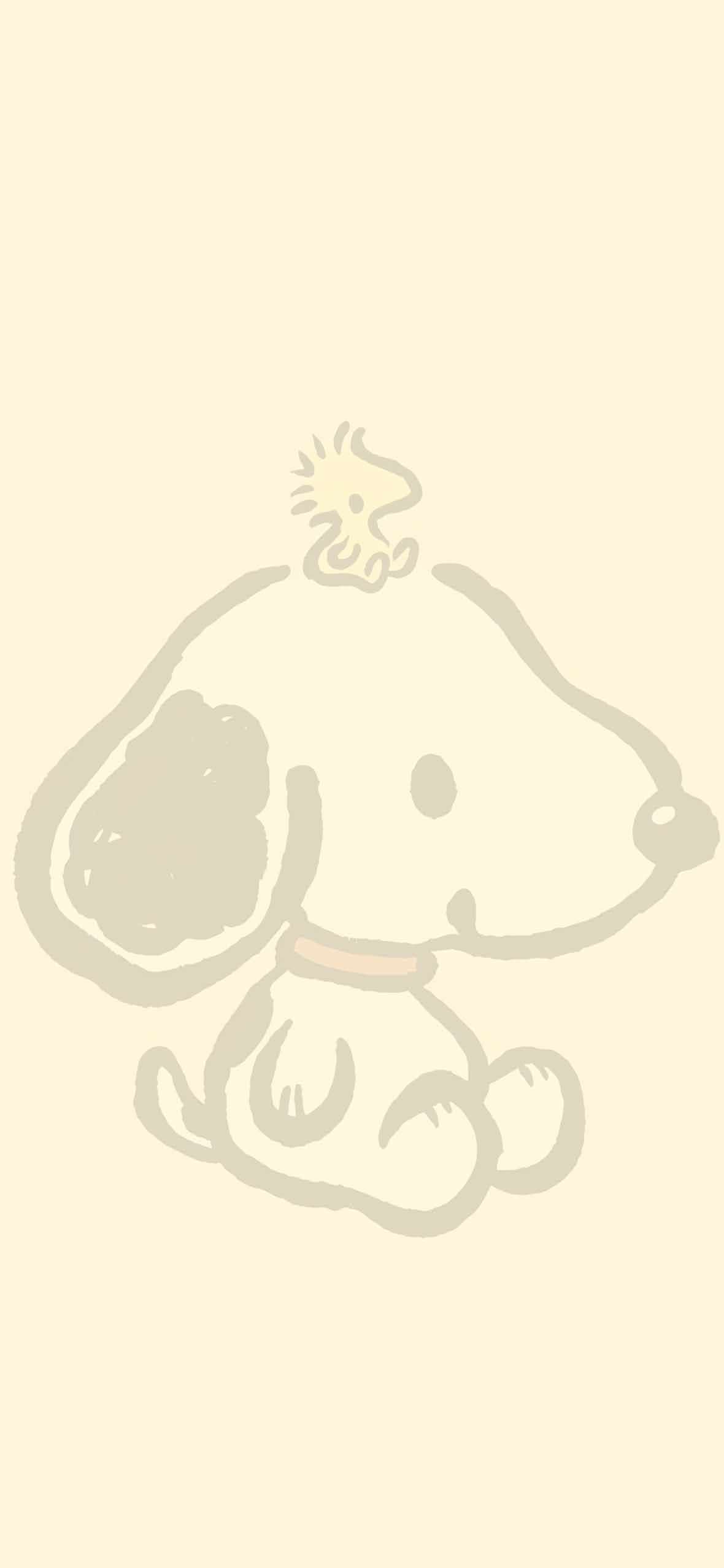 1180x2554 Snoopy and Woodstock Cute Wallpaper HD Wallpaper