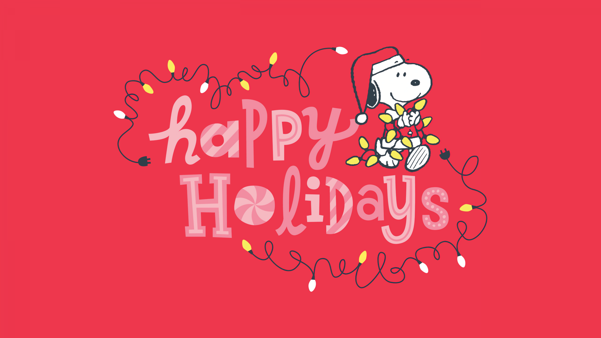 1920x1080 Snoopy Wallpaper 4K, Happy holidays