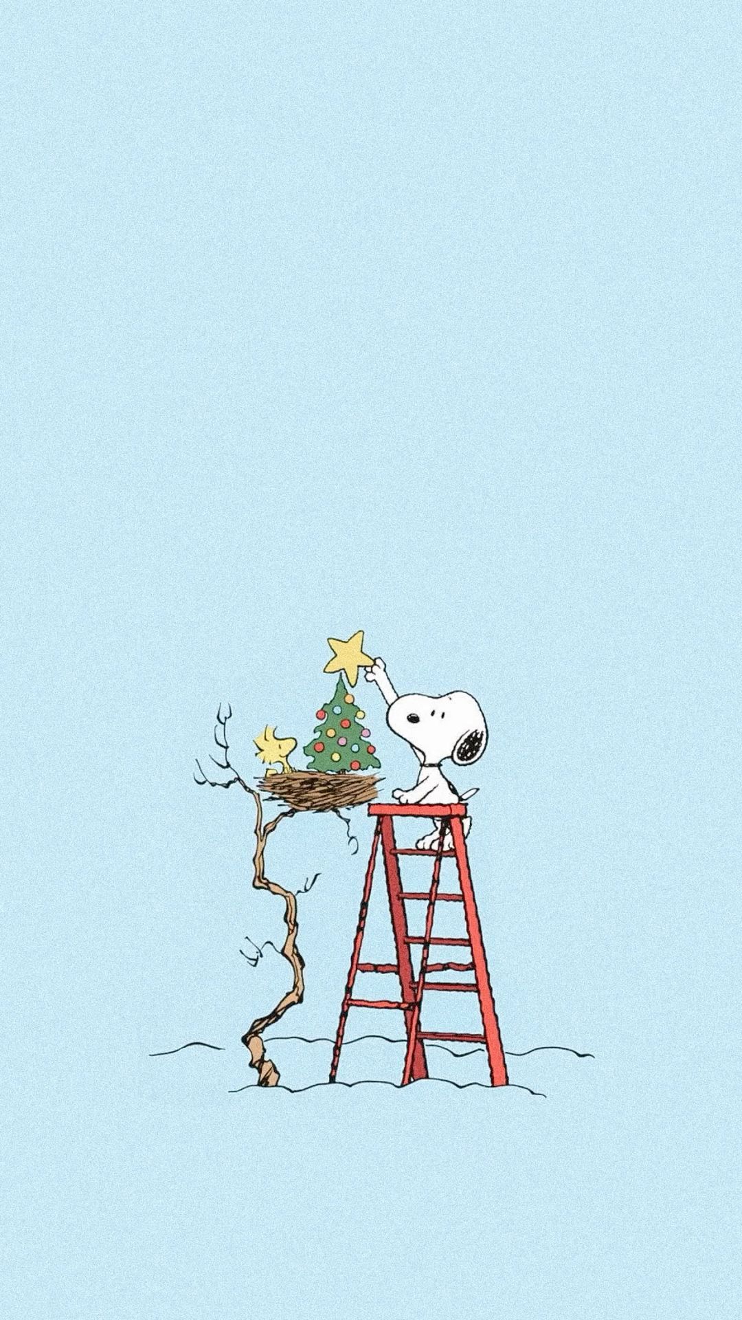 1080x1920 Snoopy Christmas Phone Wallpaper