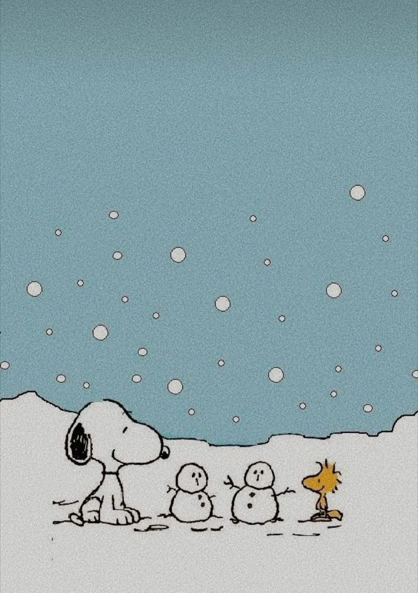 845x1200 snoopy winter wallpaper