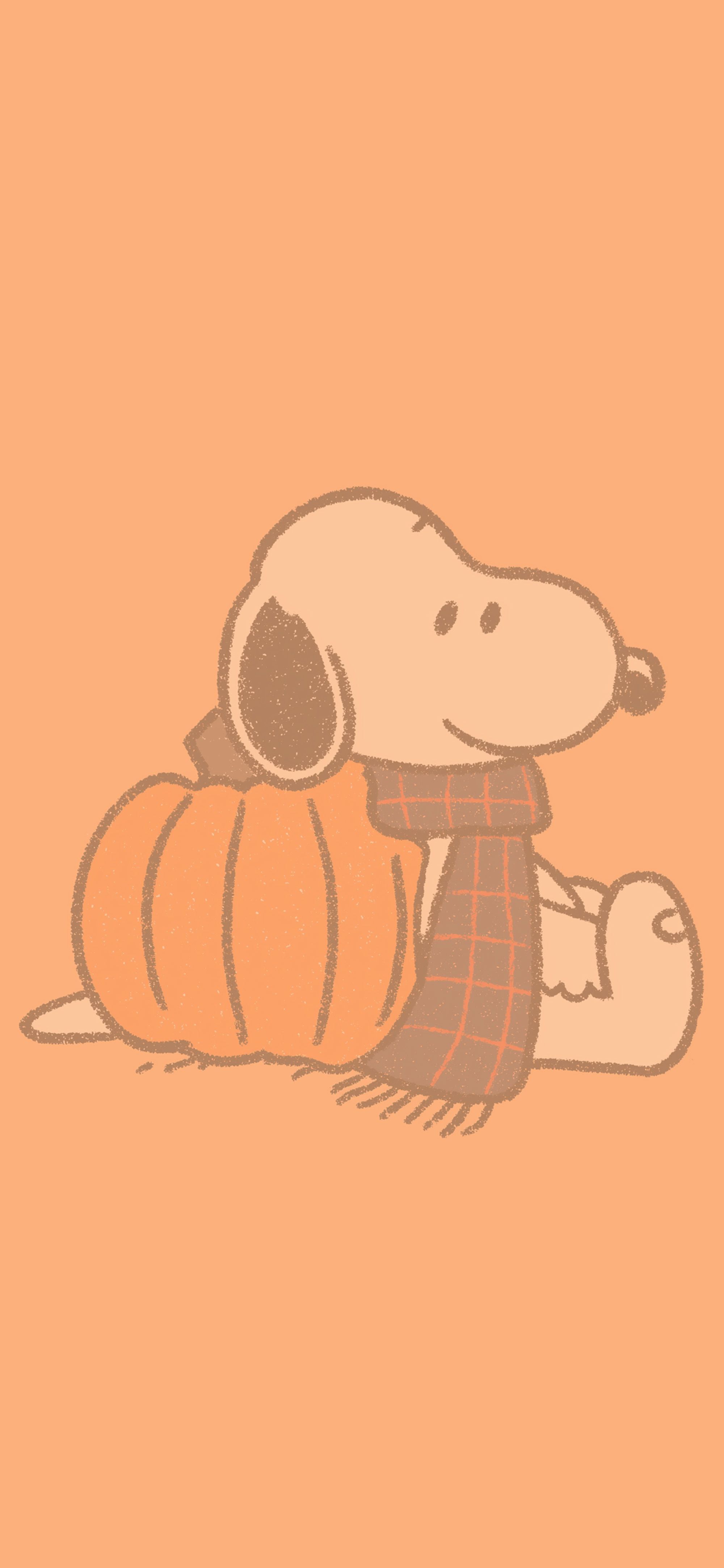 2000x4329 Snoopy Pumpkin Cute Autumn Wallpaper Wallpaper HD