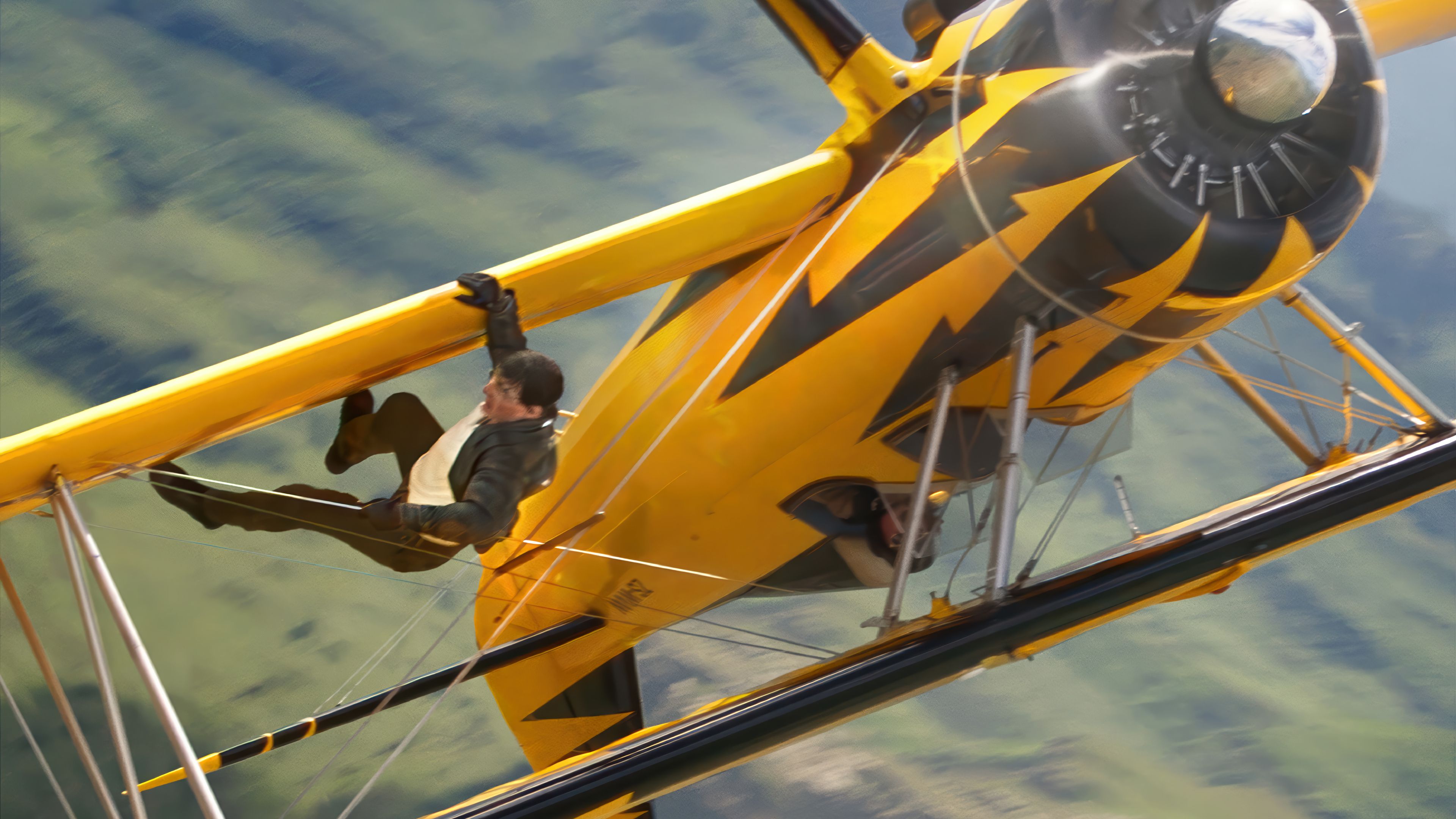 3840x2160 Mission Impossible: The Final Reckoning Tom Cruise Airplane Wallpaper 4K HD PC e