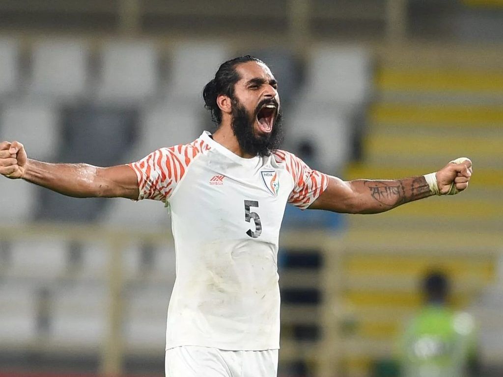1024x768 in Blue: A look at Sandesh Jhingan's journey with the Indian national team so far