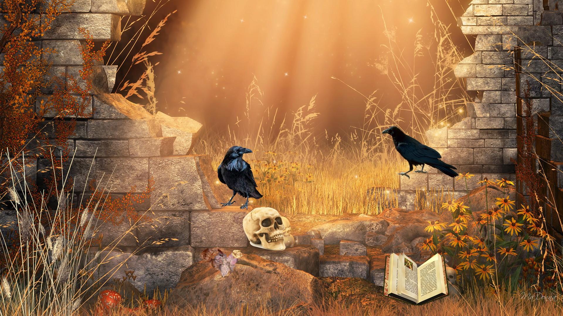 1920x1080 Autumn Morning Gothic wallpaper