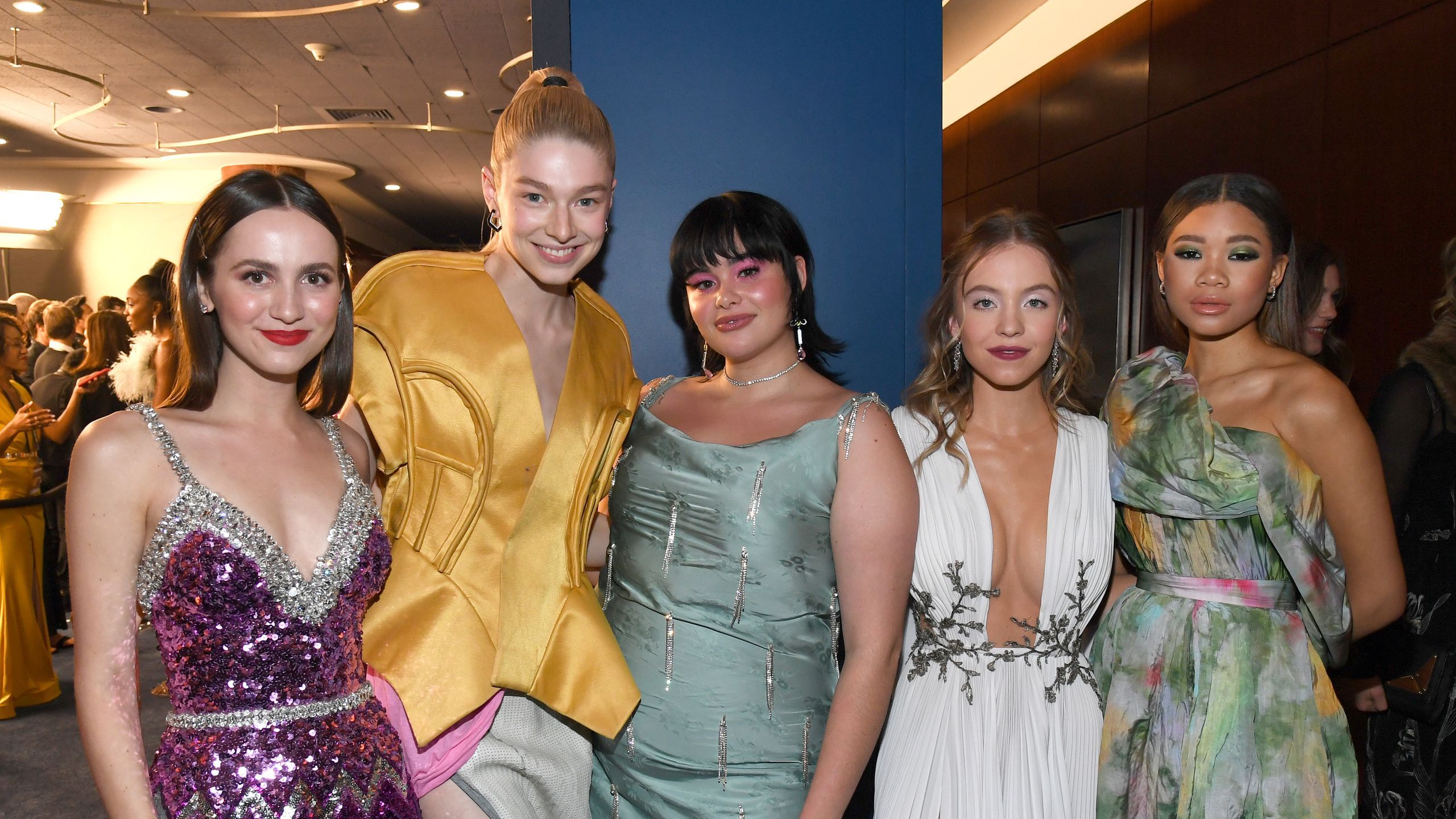 2560x1440 Euphoria' Cast Had a Fashionable Reunion at the Golden Globes 2020 After Party