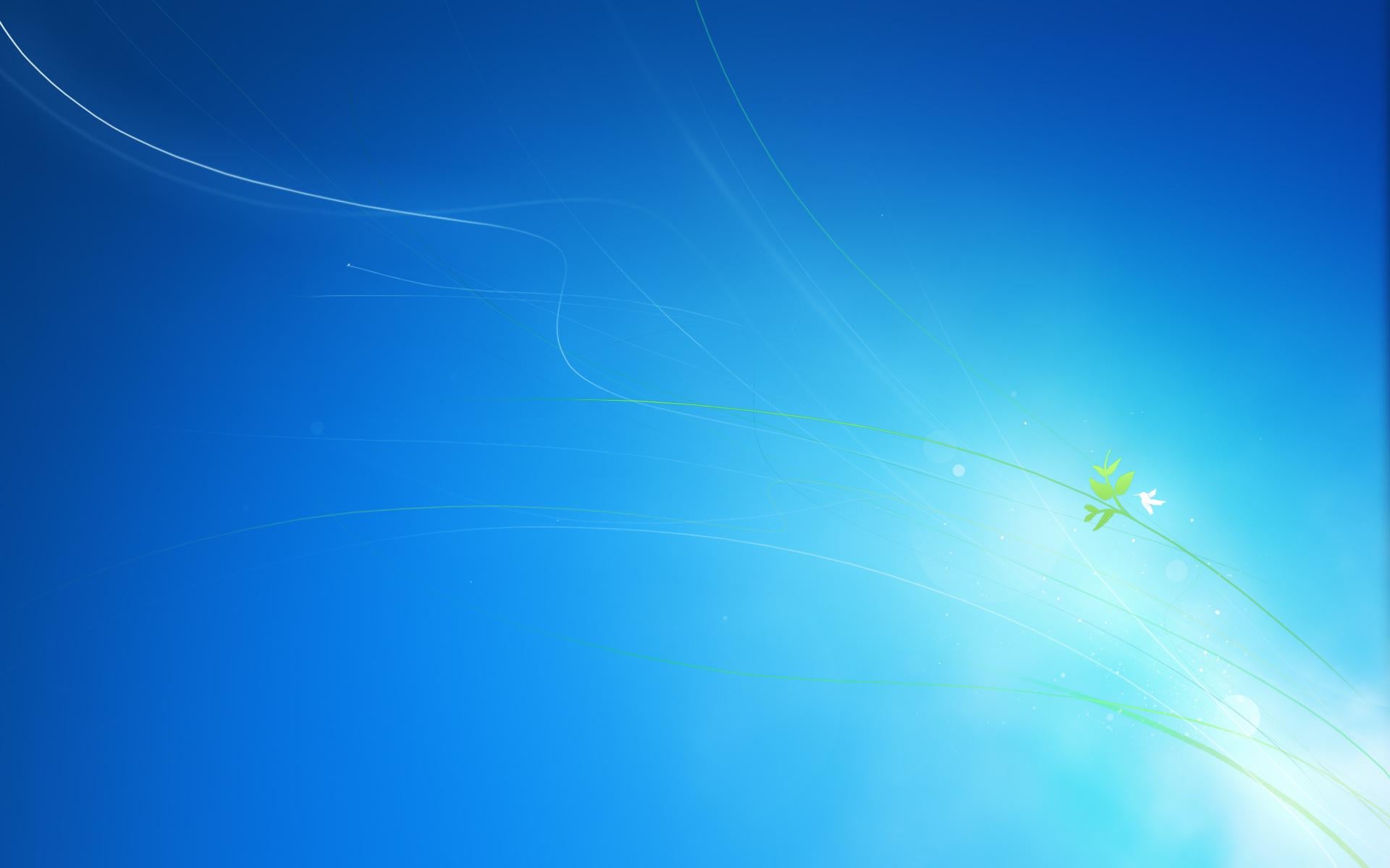 1920x1200 Windows 7 Default Wallpaper But Without The Windows Logo