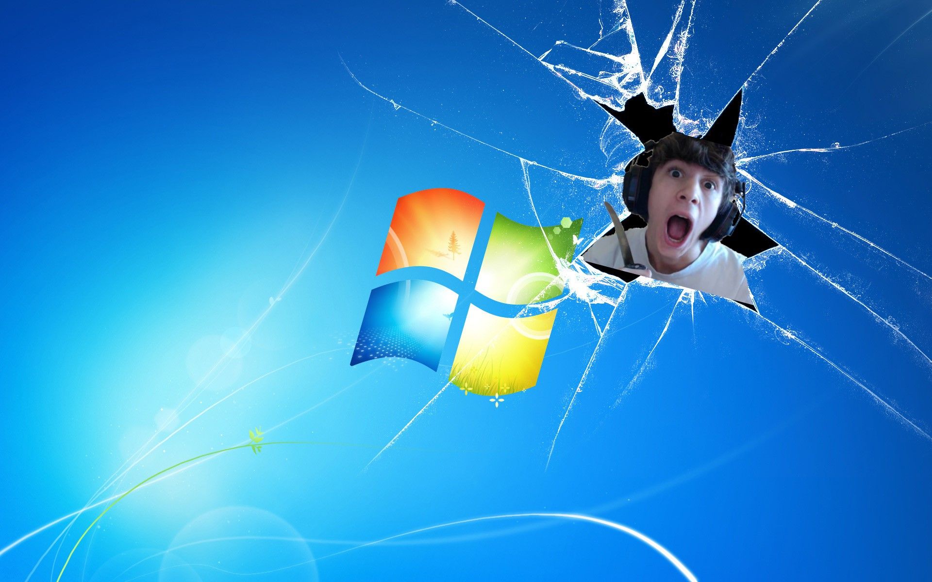 1920x1200 Funny Windows 7 HD Wallpaper: Breakingeen!