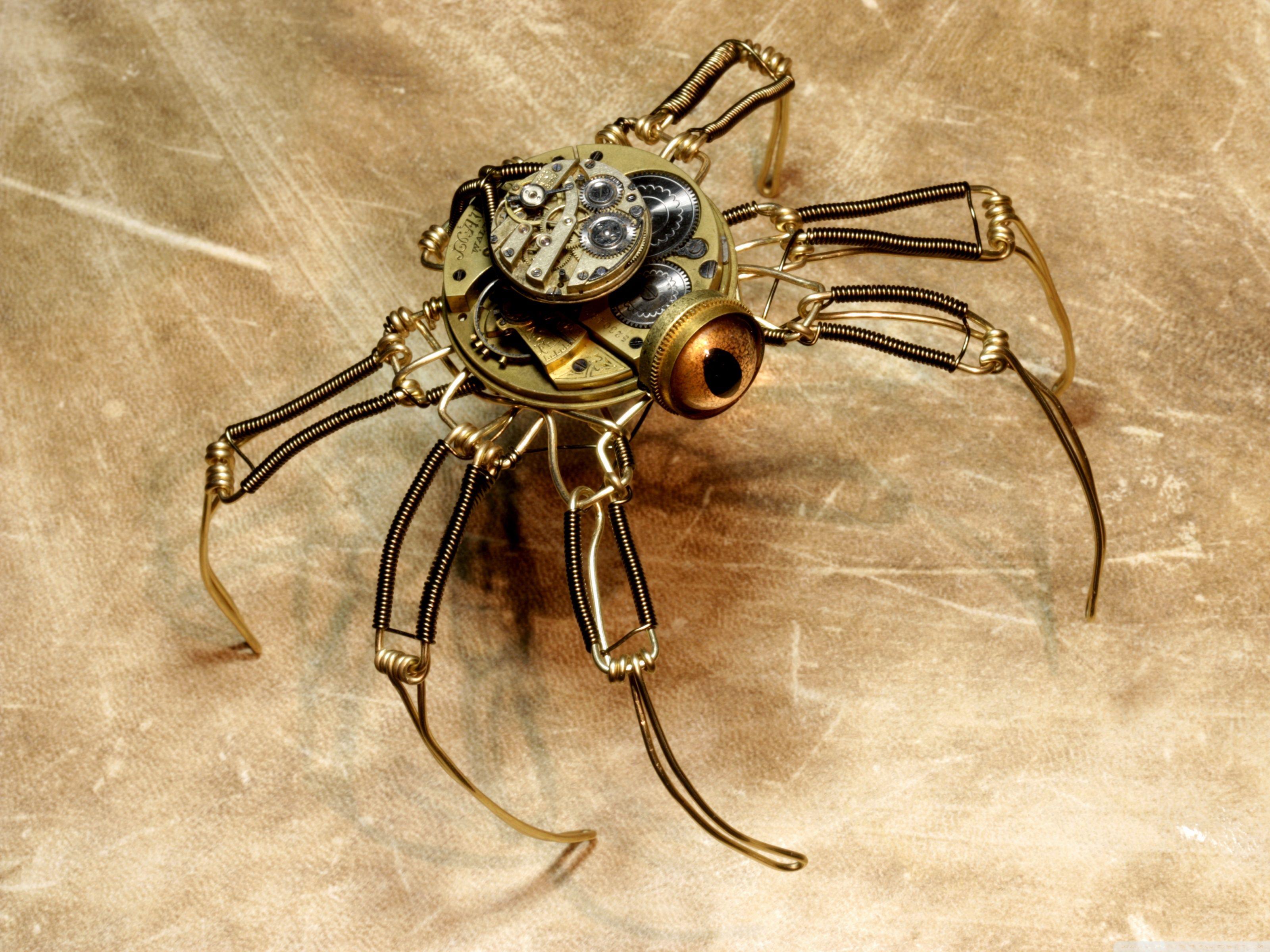 3200x2400 Steampunk Spider Robot Ultra HD Desktop Background Wallpaper for 4K UHD TV : Widescreen & UltraWide Desktop & Laptop : Tablet