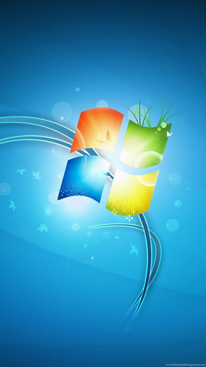 850x1511 Windows 7 Background, Android 7 HD phone wallpaper