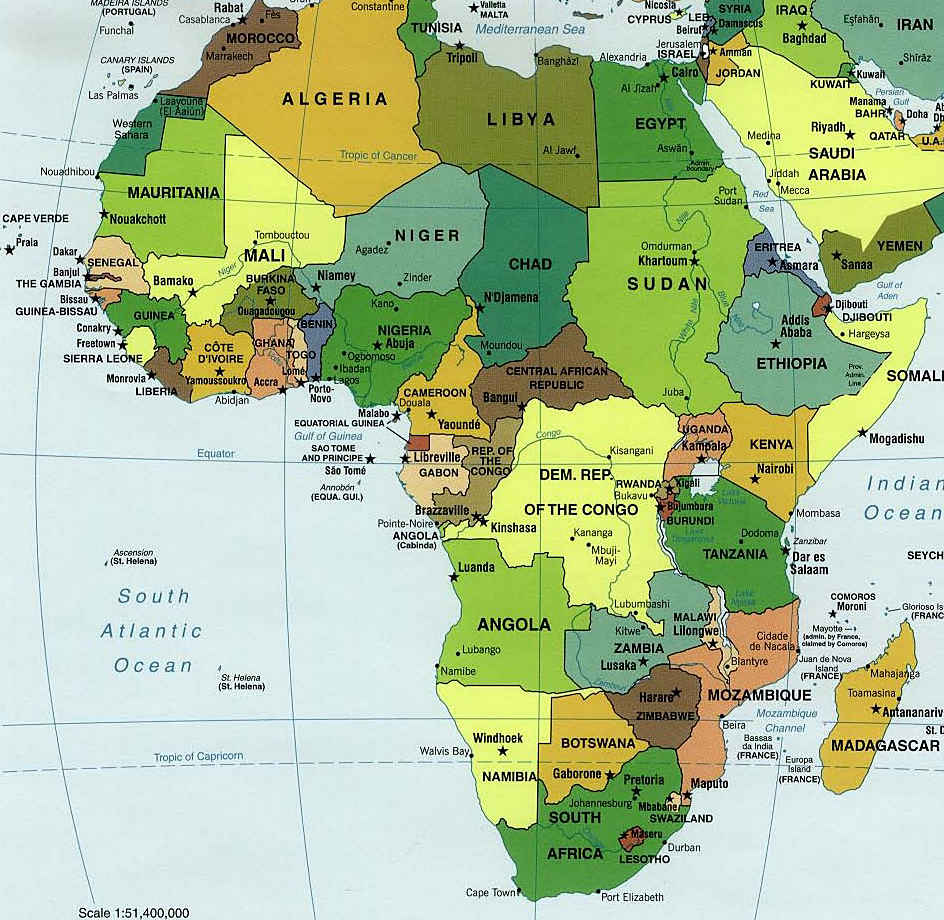 944x920 African Map Wallpaper