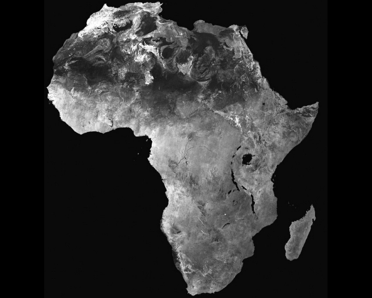 1280x1024 African Map Wallpaper