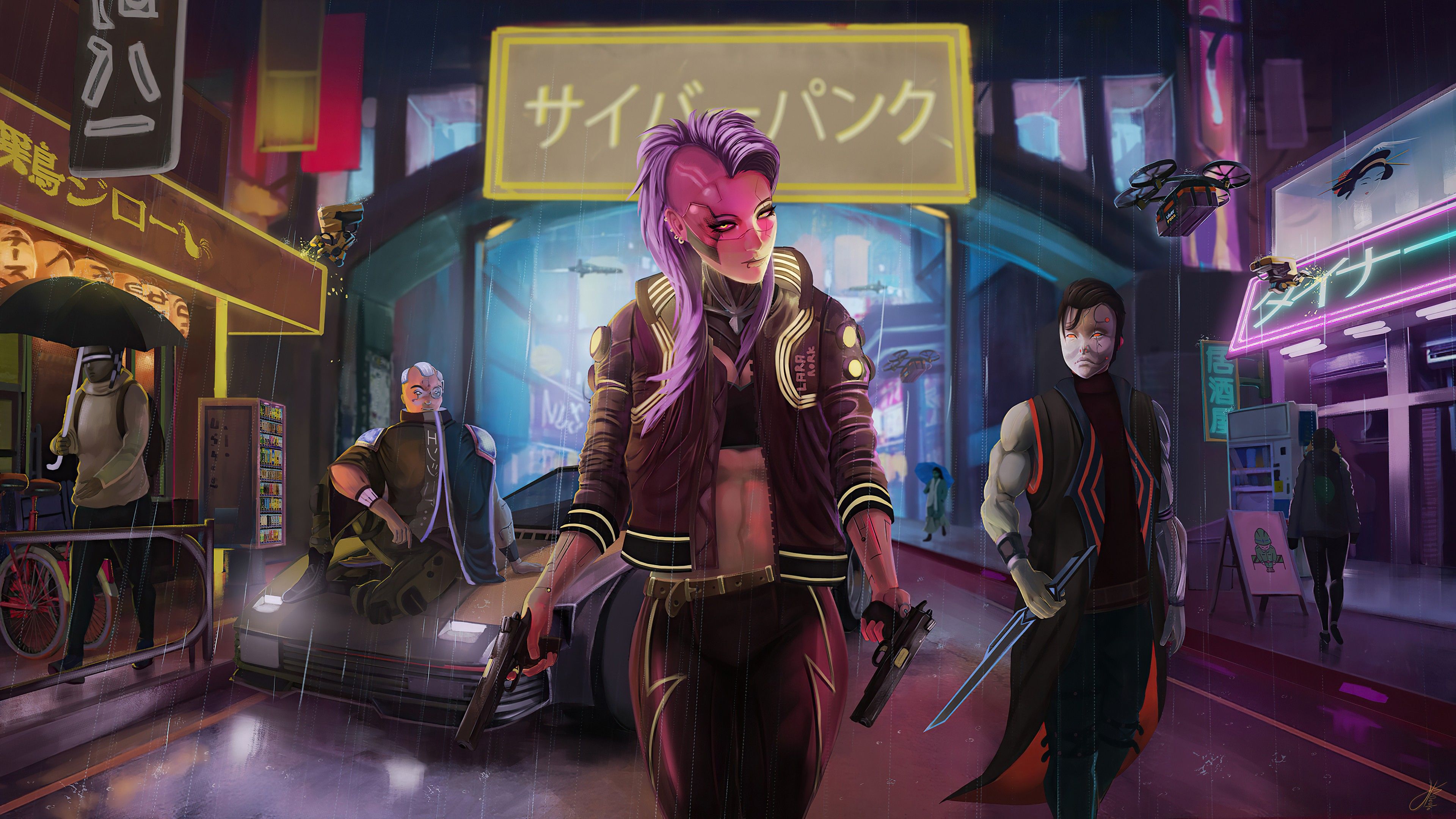 3840x2160 Alt Cunningham 4K HD Cyberpunk 2077 Wallpaper