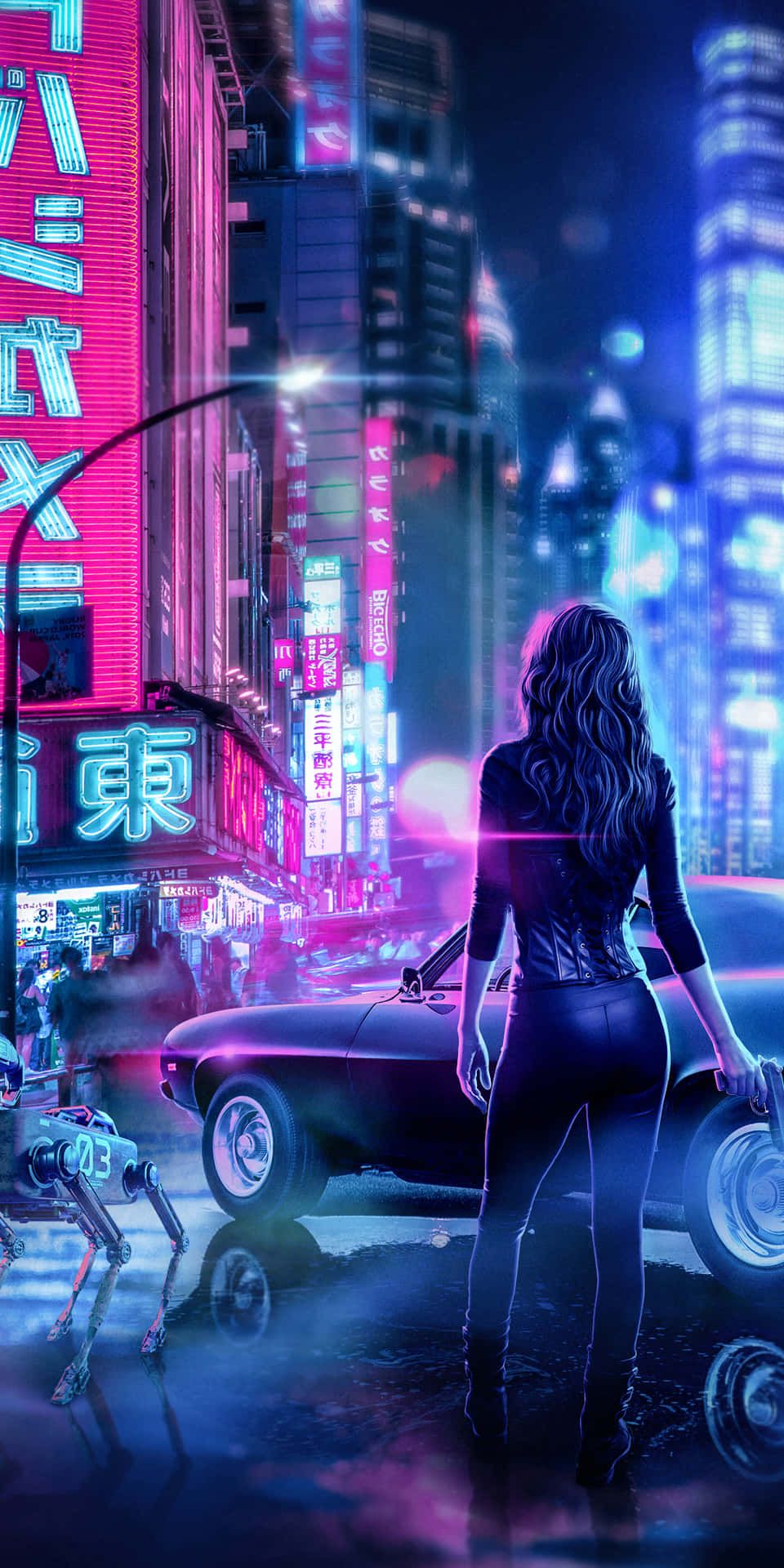 960x1920 Download Alt Cunningham Pixel 3 Cyberpunk 2077 Background