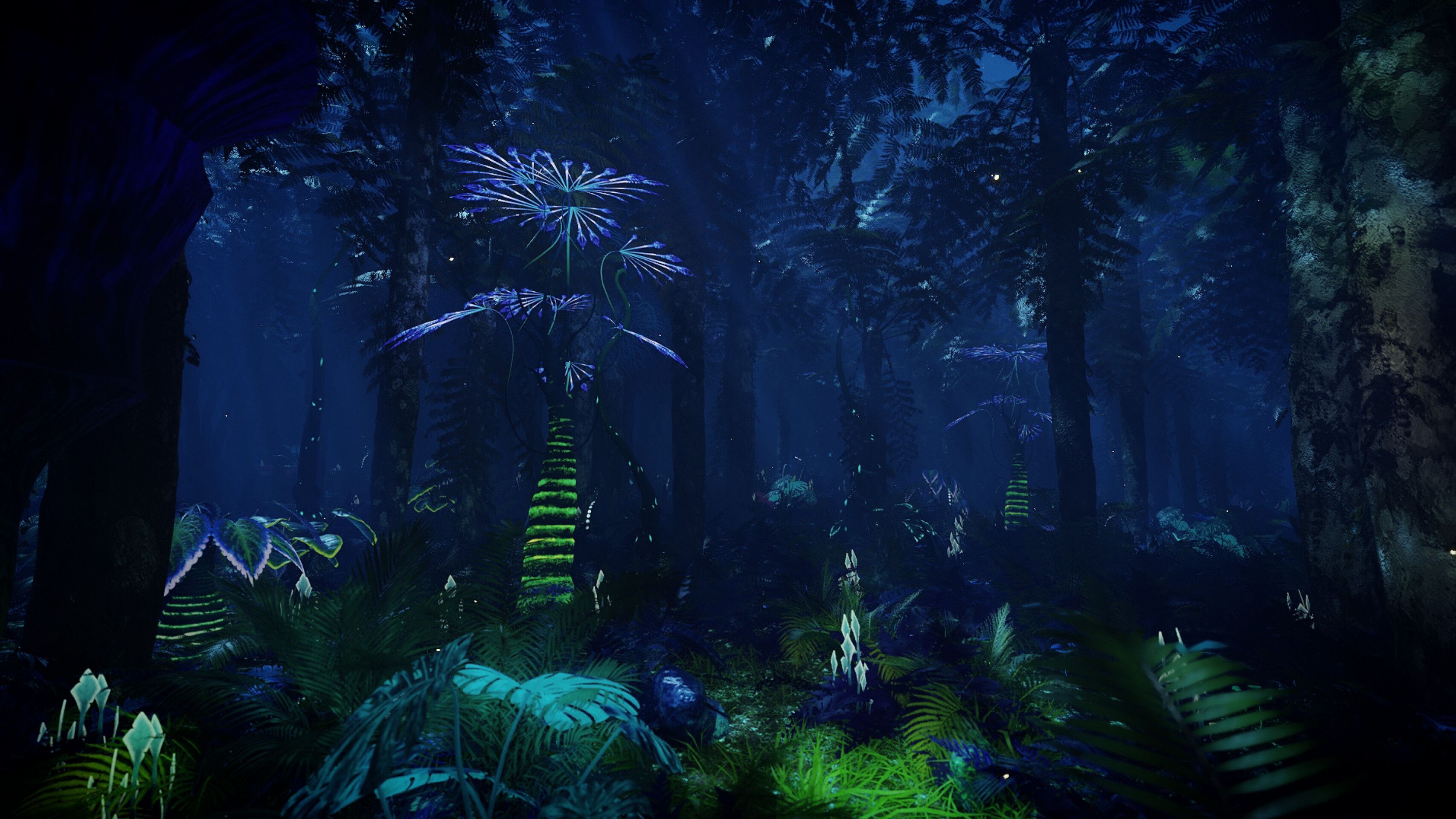 3413x1920 Alien Forest or Jungle Used Eevee Render Inspired From Pandora's Moon in Avatar 2009 Movie Critiques Artists Community