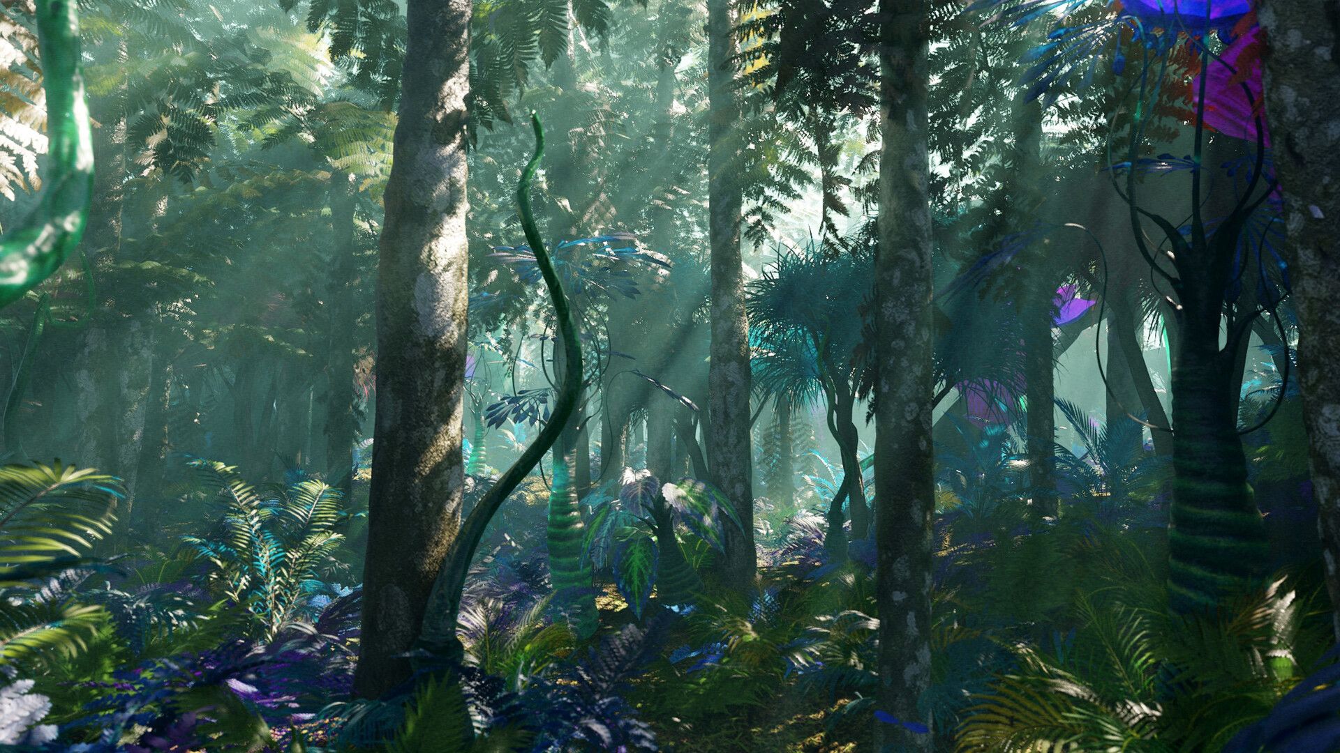 1920x1080 Alien Forest or Jungle Inspired From Pandora's Moon in Avatar 2009 Movie