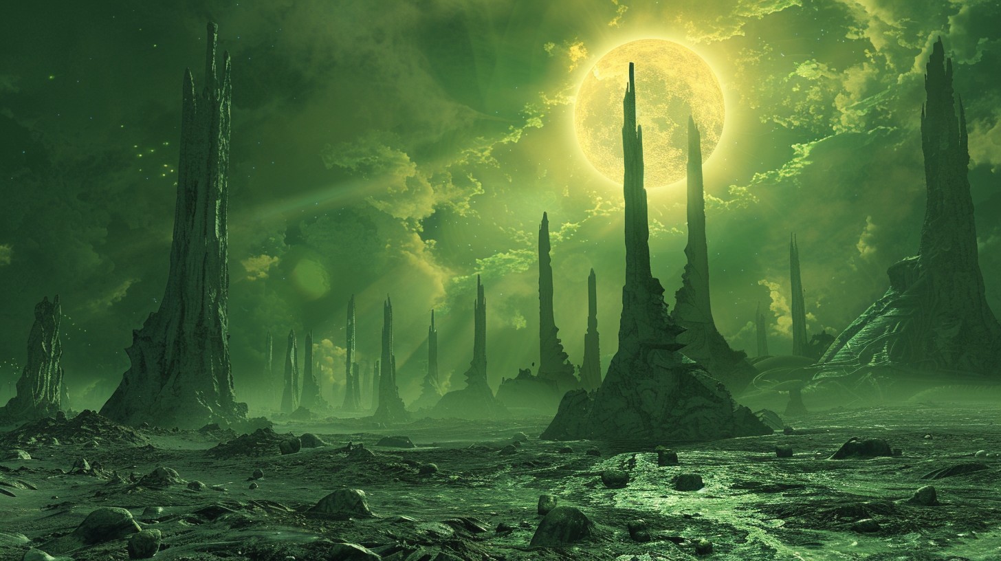 1456x816 Free Alien Landscape Mystery Image, Landscape, Mysterious