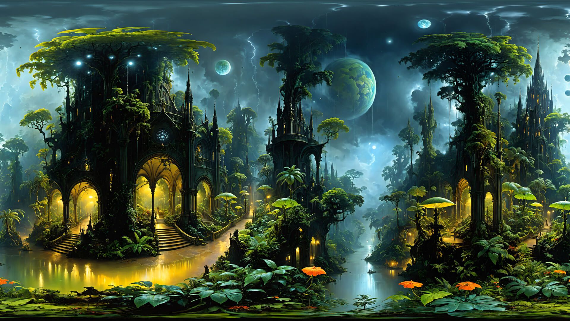 1920x1080 HDRI Alien Fantasy Location Panoramas