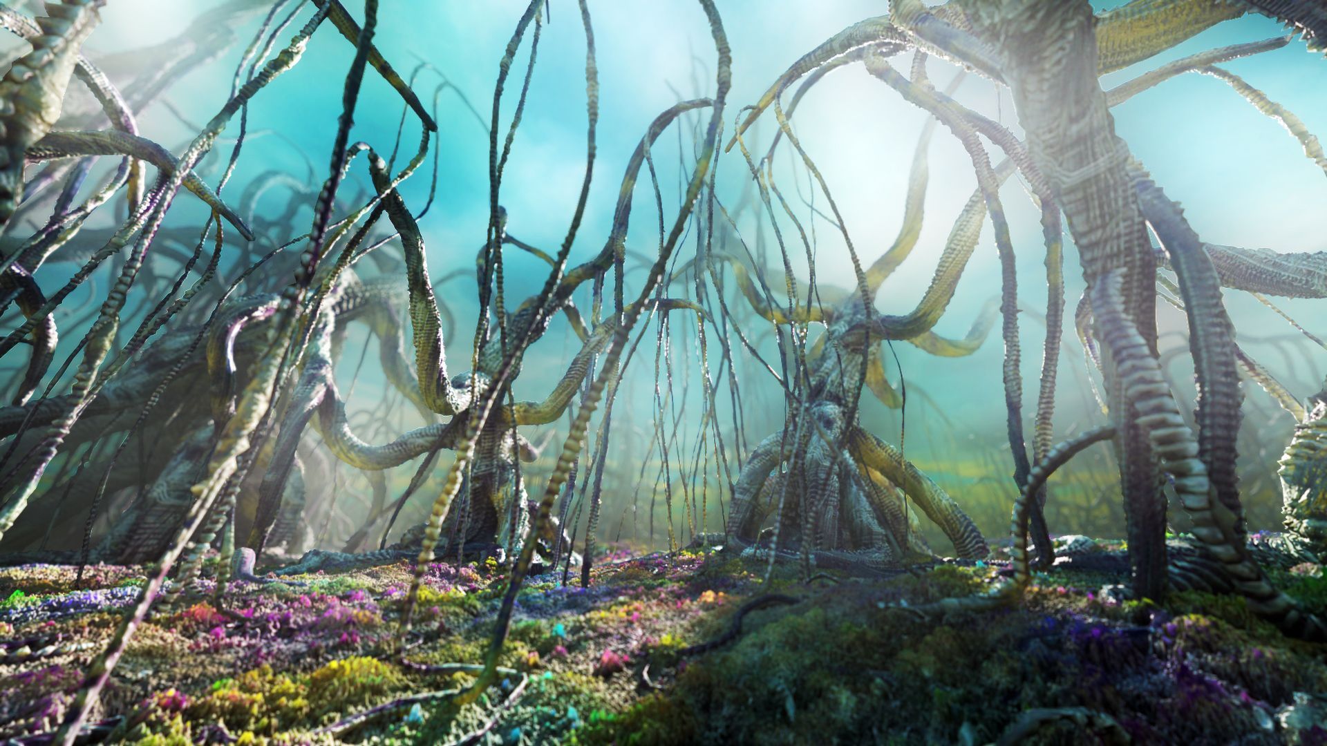 1920x1080 ALIEN FOREST 3D Model $199 - .max .fbx