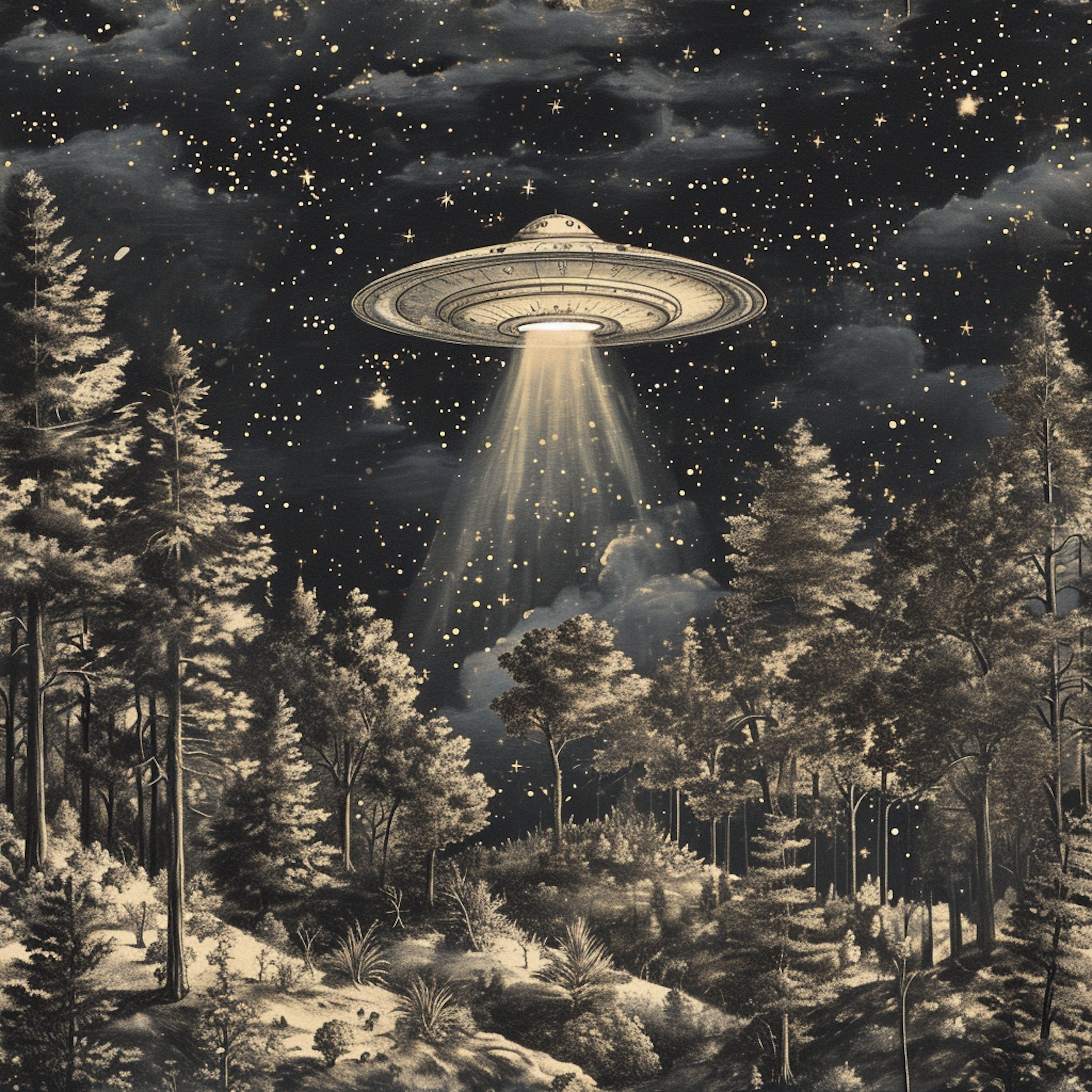 3000x3000 Flying Saucer Wallpaper