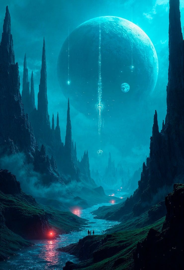 740x1082 Alien forest Image