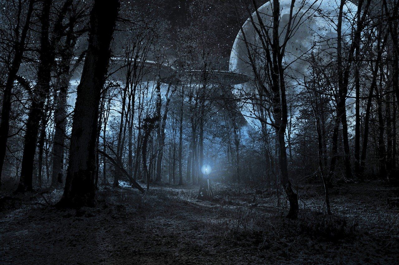 1280x850 Download Ufo Cover Alien. Royalty Free Stock Illustration Image