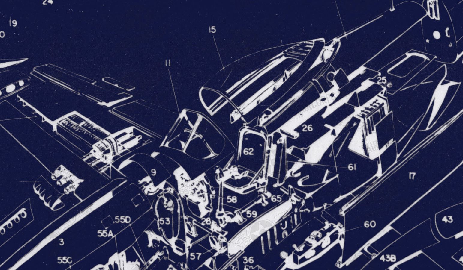 1543x902 Vultee BT 13 Vintage Plane Blueprint Blueprint Poster