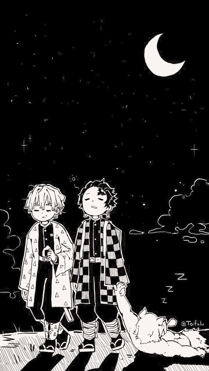 720x1280 Tanjiro And Zenitsu (Demon Slayer) [720×1280]