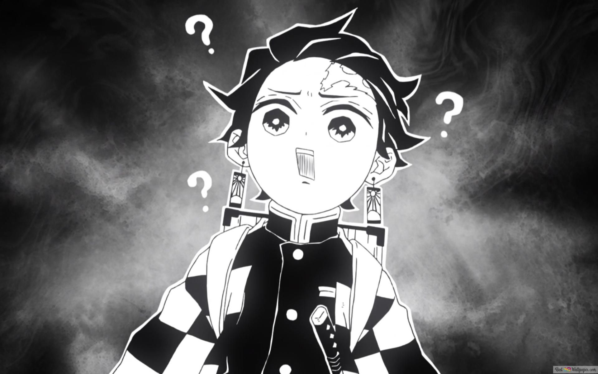 1920x1200 Demon slayer: tanjiro kamado taken aback 4K wallpaper download