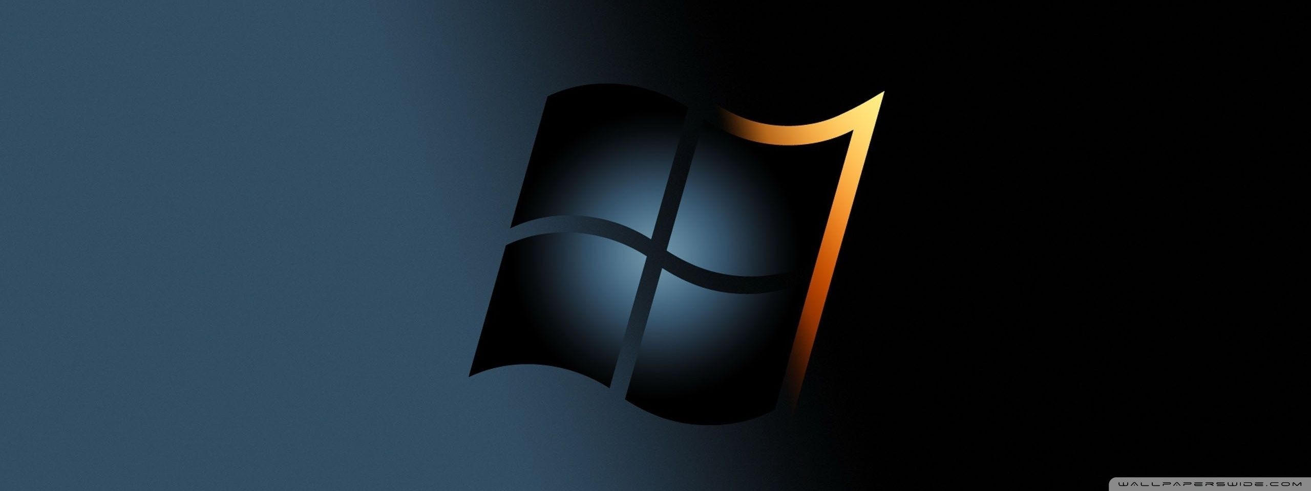 2560x960 Windows 7 Dark 4K UHD Wallpaper for UltraHD Desktop and TV : Dual Monitor : Smartphone and Tablet Devices
