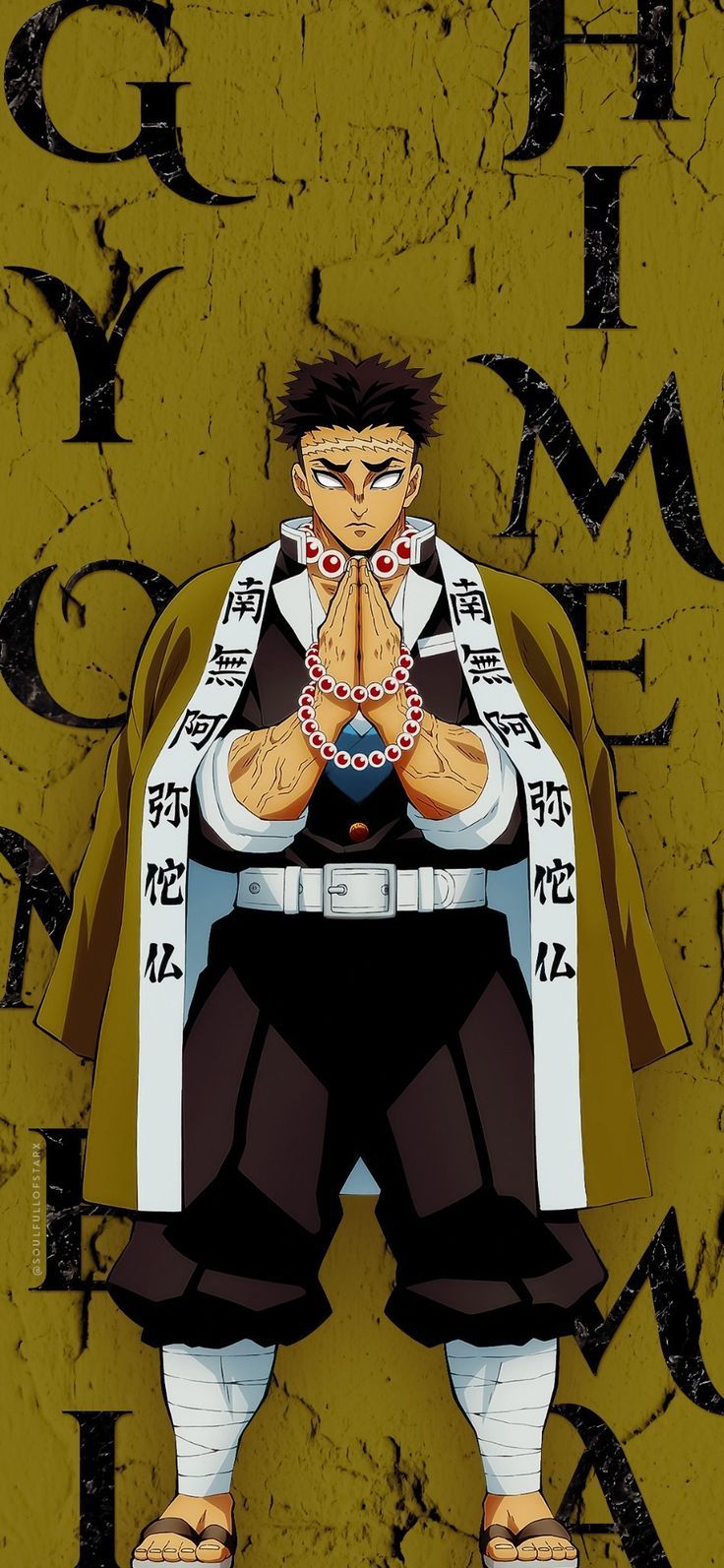 736x1593 Gyomei Himejima Wallpaper