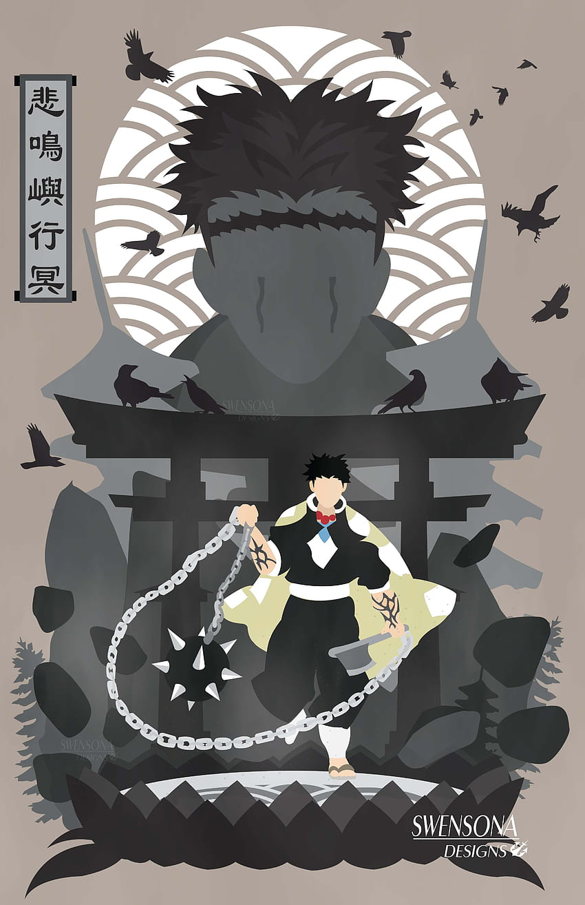 850x1314 Demon slayer ideas in stone hashira HD phone wallpaper