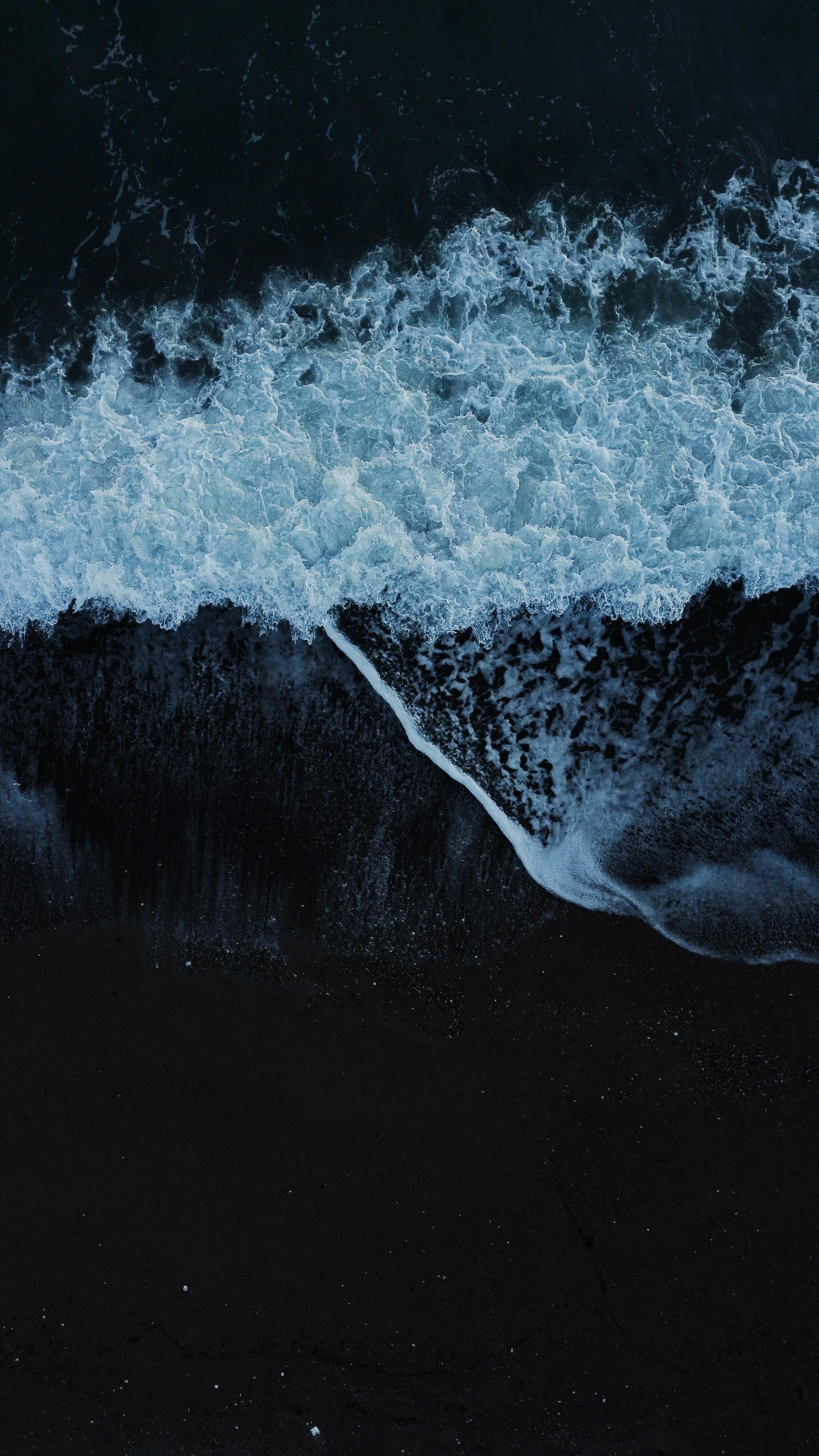 2250x4000 Ocean Shore at Night · Free