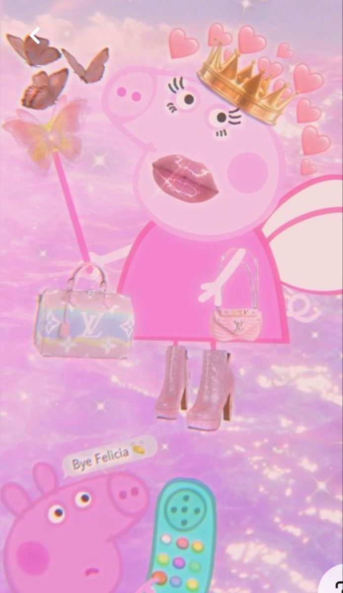 694x1200 Baddie Peppa Pig wallpaper