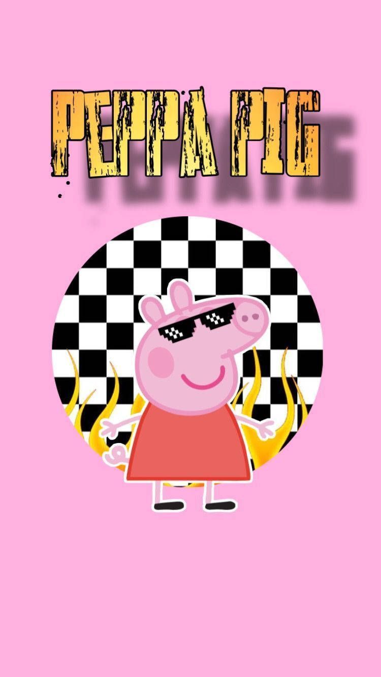 750x1334 Download The Edgy Baddie Peppa Pig Wallpaper