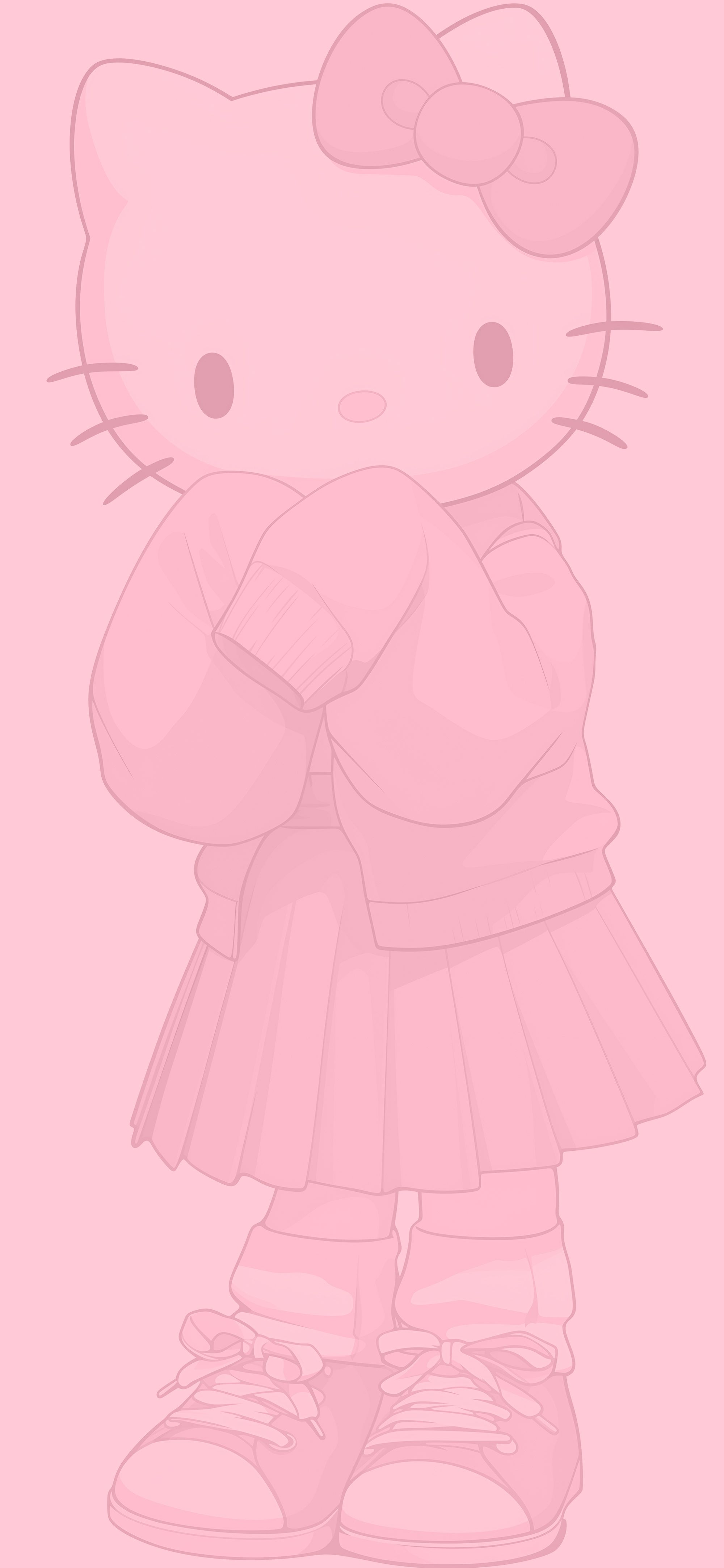 2000x4329 Hello Kitty Preppy Style Wallpaper Sanrio Wallpaper HD