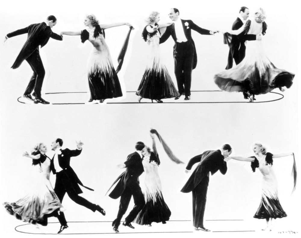 1000x791 Posterazzi Fred Astaire and Ginger Rogers Dancing on Stage Photo Print (10 x 8): Posters & Prints