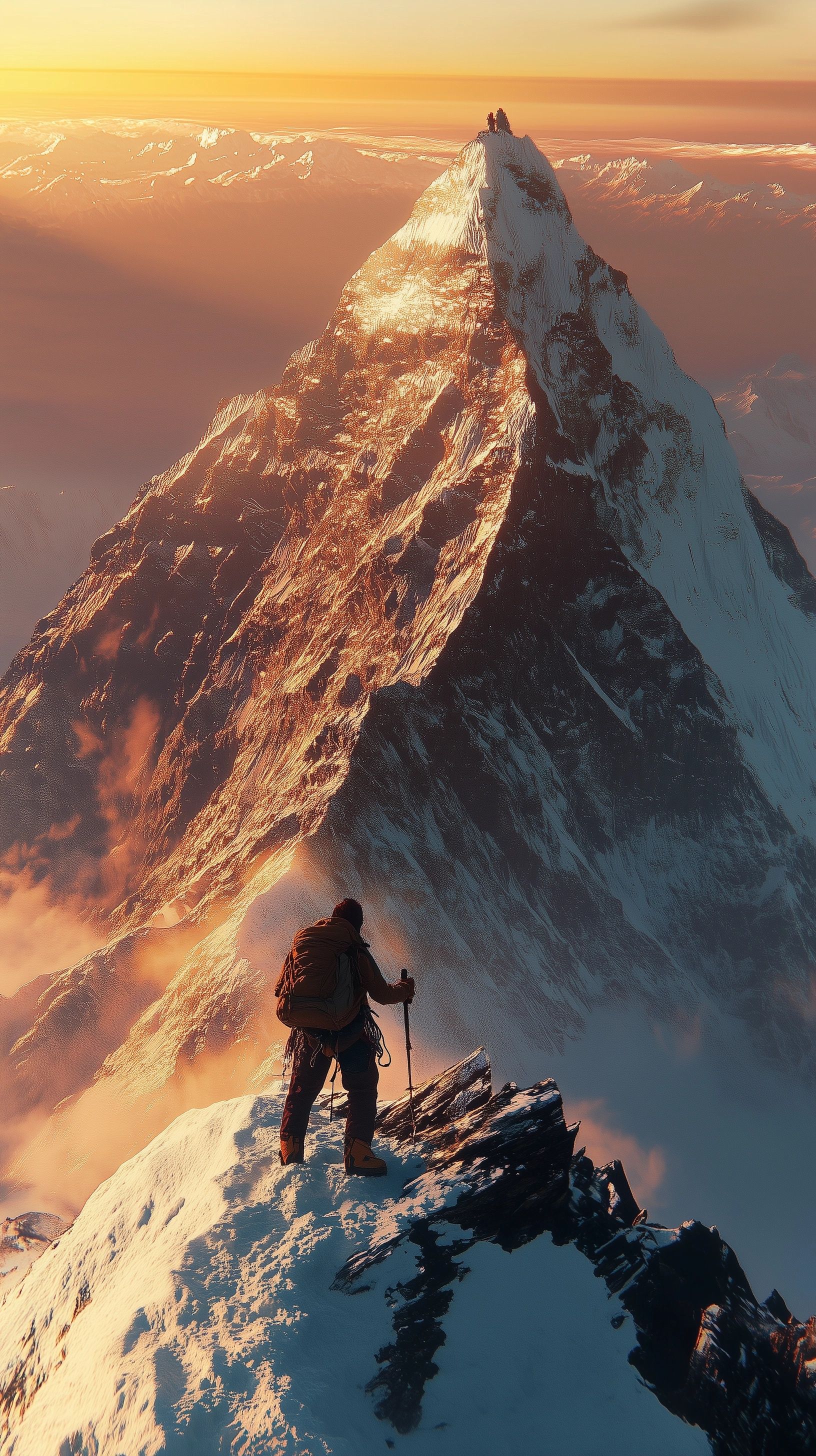 1632x2912 Conquer The Summit: Everest Awaits Your Adventure • PromptDen
