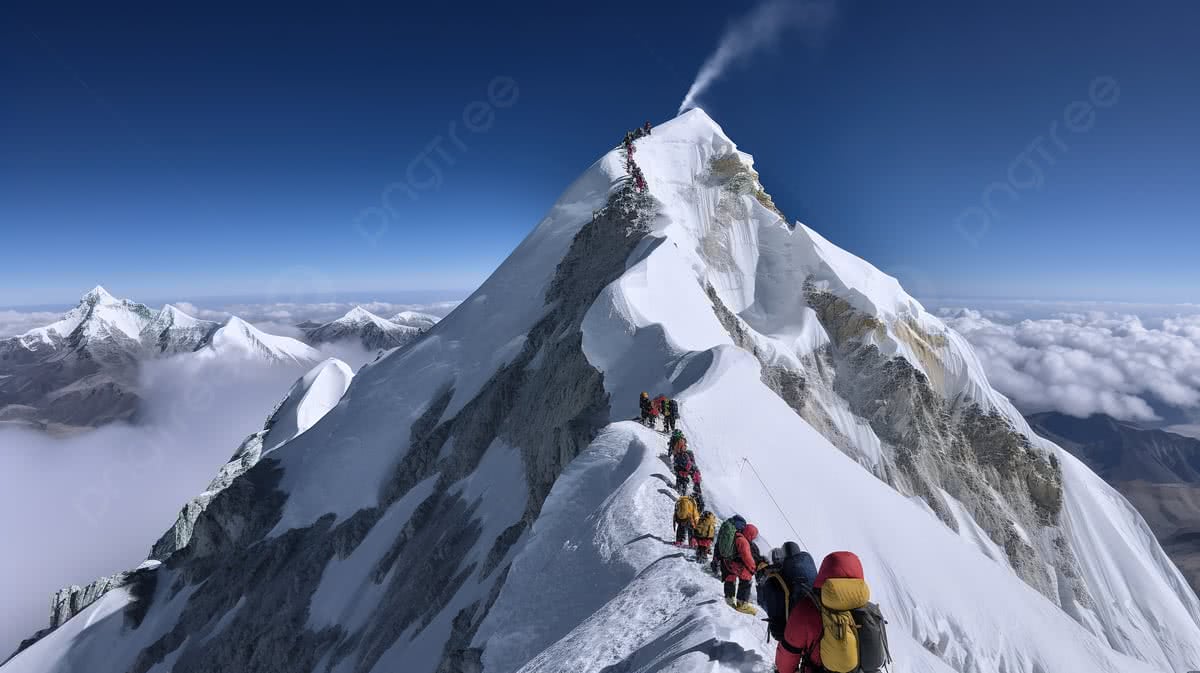1200x673 The First Team Of Mt Everest Climbers Reached The Summit Of Mount Everest Photo And Picture For Free Download