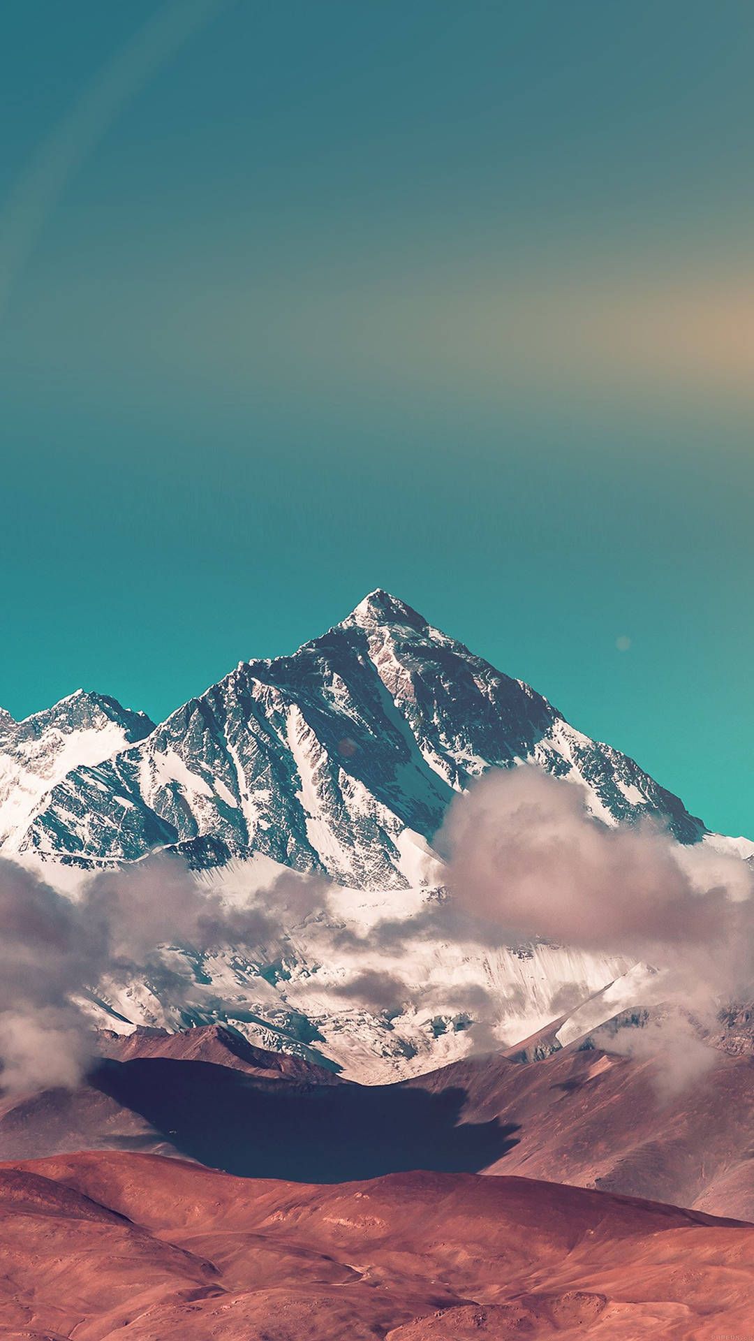 1080x1920 Download Mount Everest Peak Smartphone Background Wallpaper