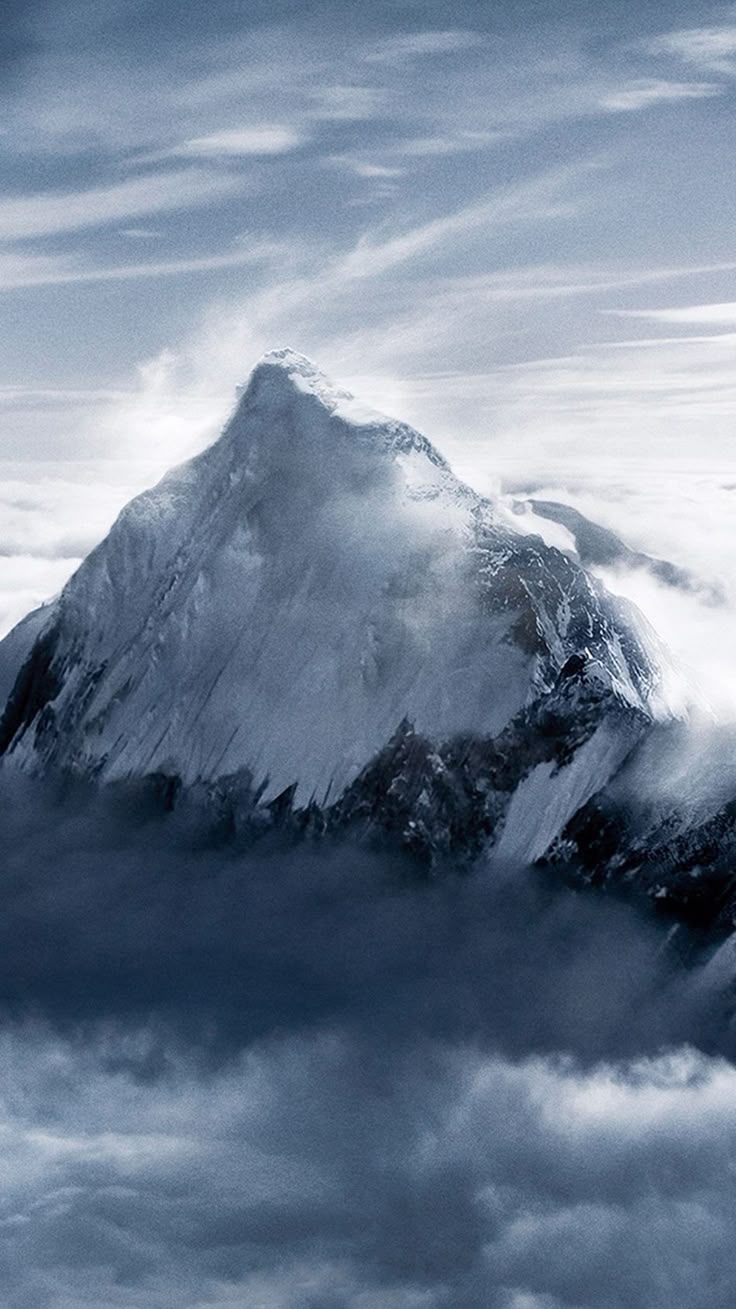 736x1309 Stunning Mount Everest 4K Ultra HD Mobile Wallpaper for iPhone & Android