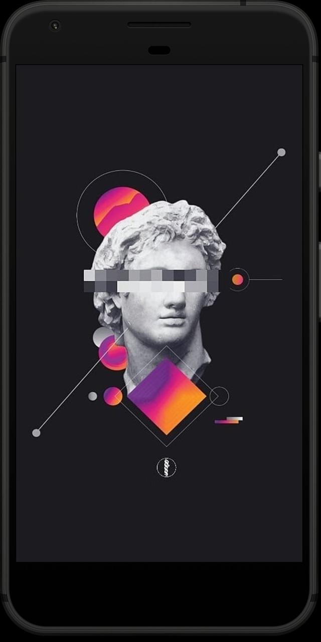 640x1280 Vaporwave: Aesthetic Wallpaper for Android
