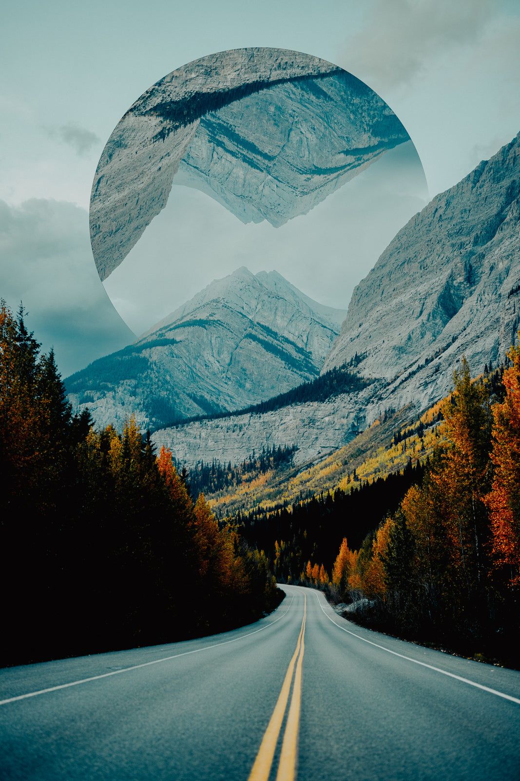 1067x1600 Icefields Parkway, Autumn 2023